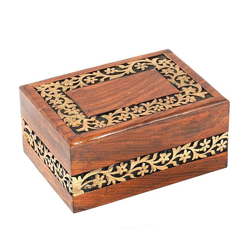 Handmade Wooden Engraved Cremation Urn for Human Ashes Bag Jars for Adult Male Female Beautiful Box Included Cinerary Casket