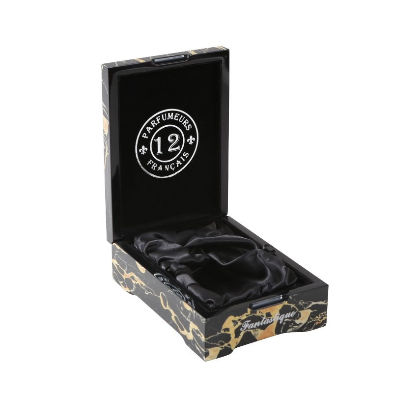 Custom Logo Design Stone Texture Matt Fashion Perfume Boxes for Men Gifts
