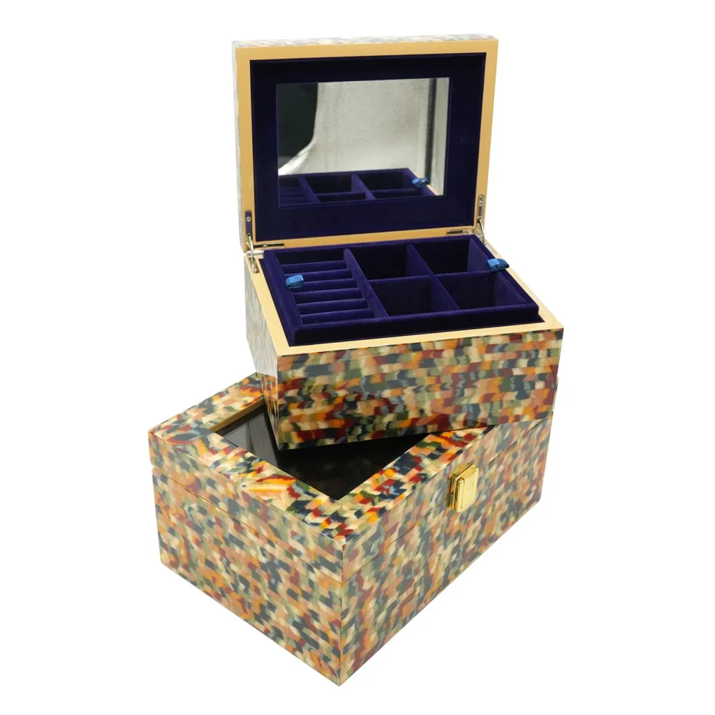 Luxury Wooden Rings Pendants Bracelets Necklaces Jewelry Packaging Display Box for Gifts