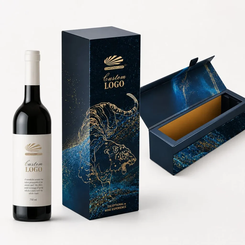 Customized High-End Wooden Matte Paint Wine Box