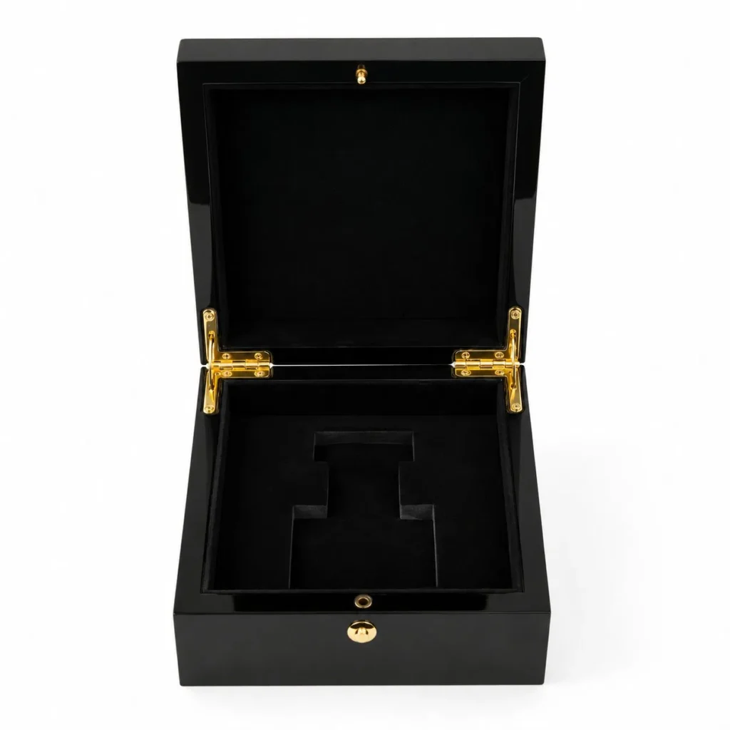 Customized Luxury Wooden Box Large Medium Density Fiberboard Wooden Essential Oil Perfume Wooden Box