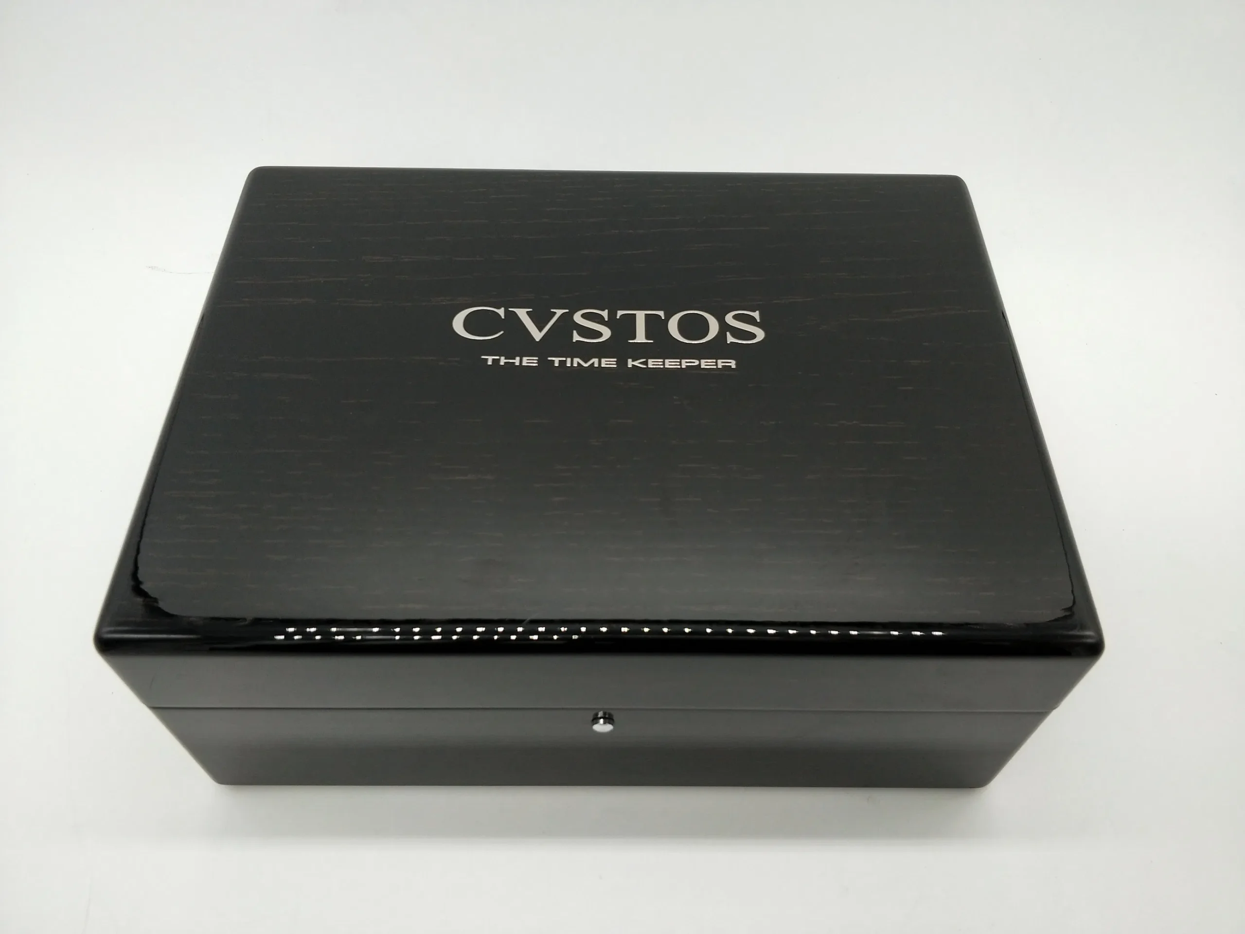 Luxury Black Color Piano Paint Storage Box Watch Packaging Box