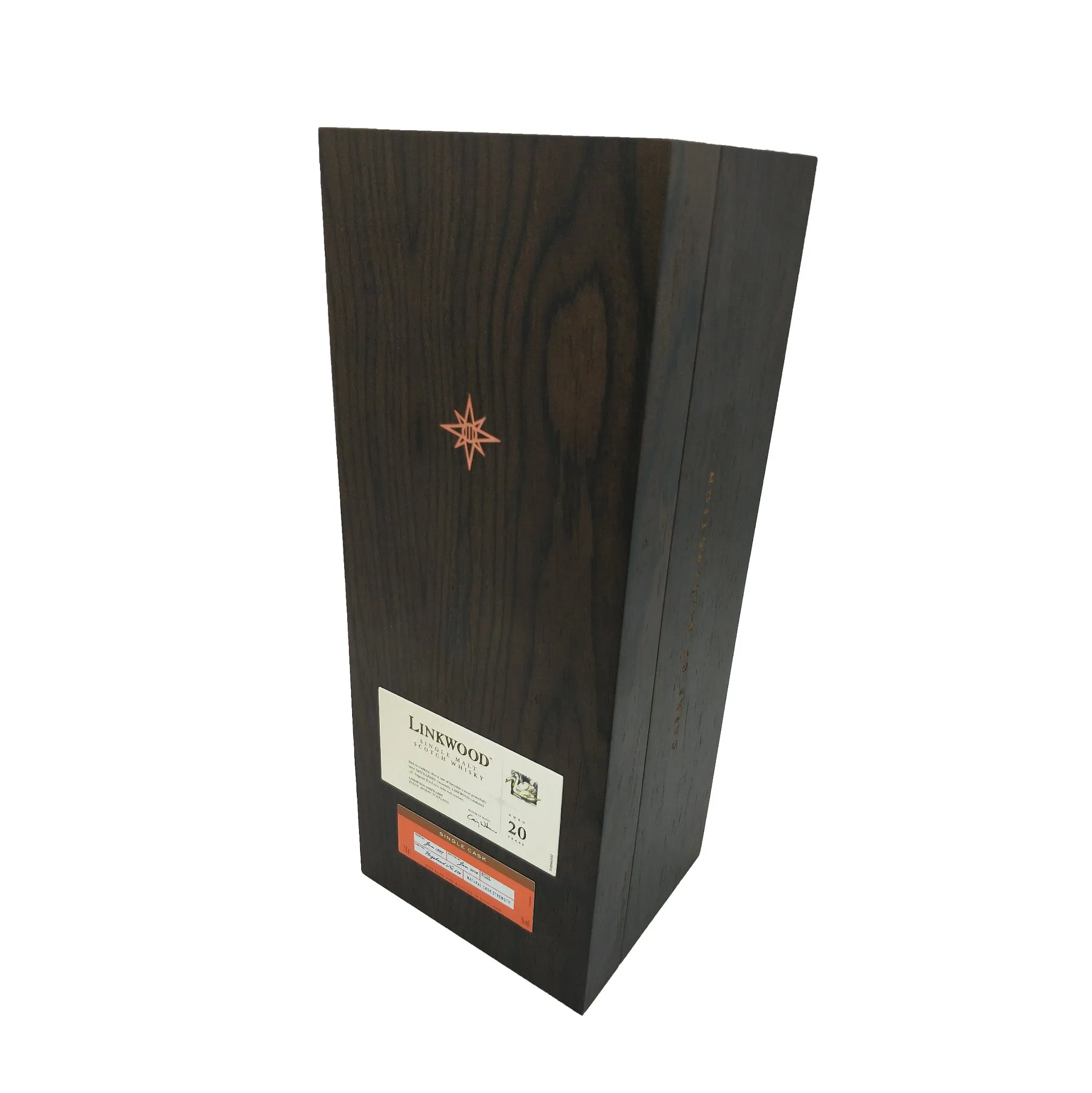 Custom Classic Wooden Single Malt Scotch Whisky Packaging Gift Box