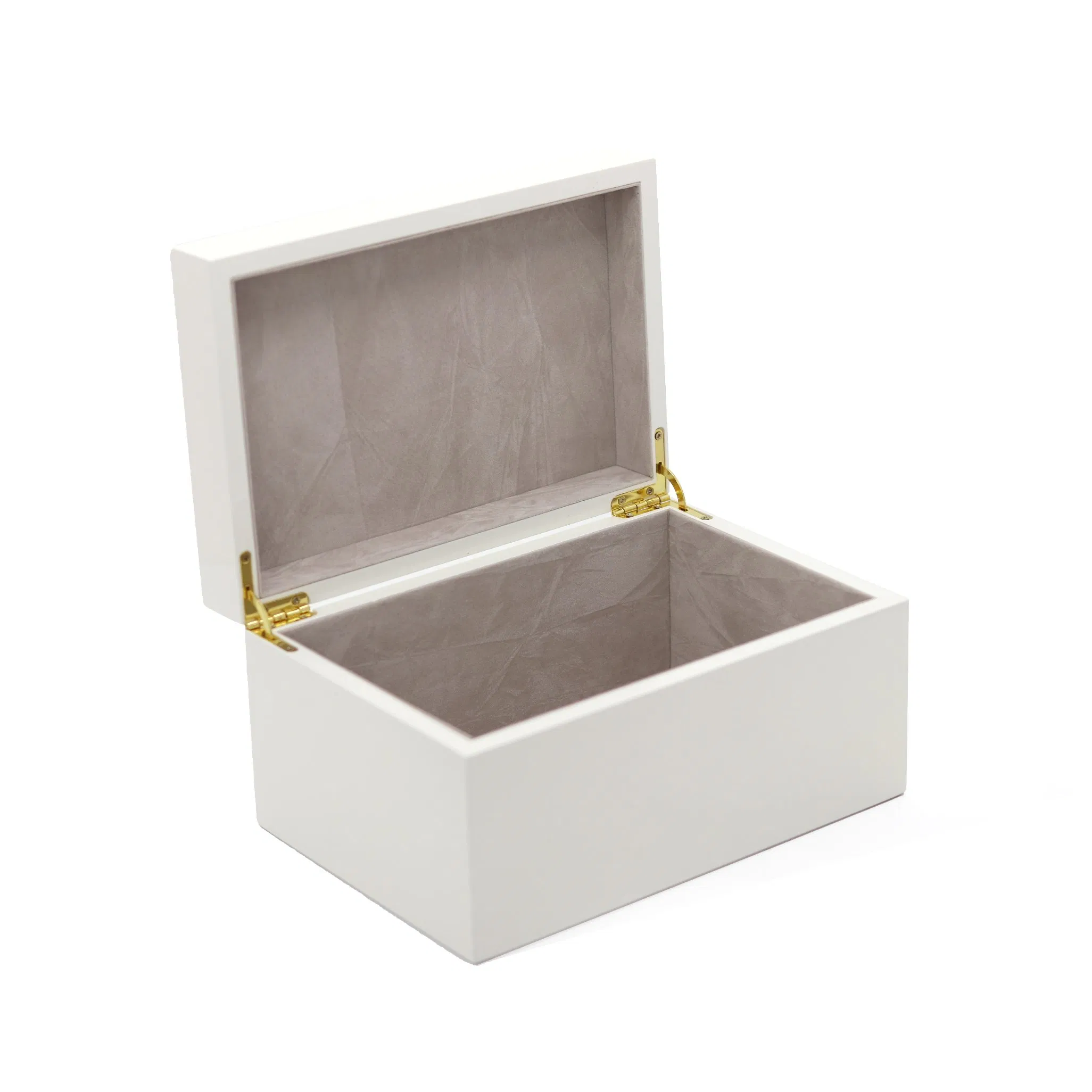 Eco-Friendly PU Lacquered Wooden Jewelry Gift Box for Elegant Storage