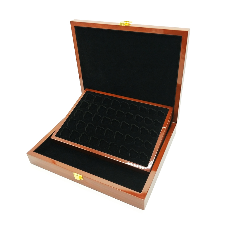 Wooden Packaging Collection Gift Box for Commemorative Coins