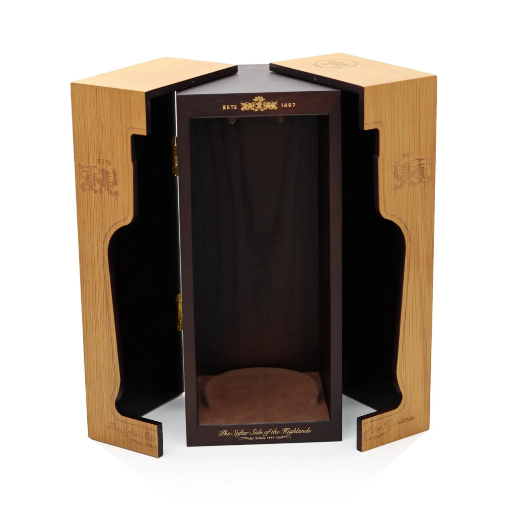 Natural Stylish Design Carbonized Bamboo Wine Packaging Gift Box