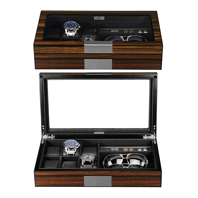 Custom Extravagant Design Wooden Packaging Display Watch Box for Gift