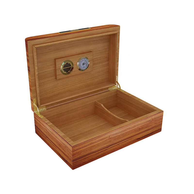 Customized Luxury Moisturizing Moisture Proof MDF Wooden Cigar Humidor Storage Box