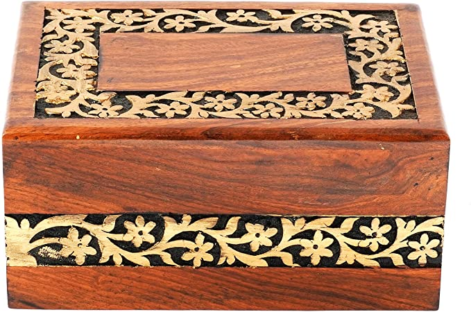 Handmade Wooden Engraved Cremation Urn for Human Ashes Bag Jars for Adult Male Female Beautiful Box Included Cinerary Casket