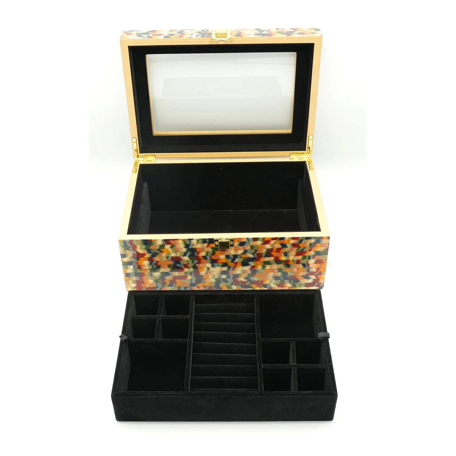 OEM Fashion Necklace Jewellery Gift Packaging Box Bracelet Wooden Storage Box
