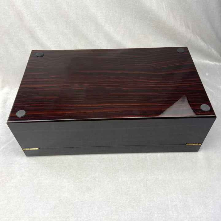 Piano Lacquer Red Wine Perfume Packaging Collection Gift Display Ready-Made Customizable Wooden Box