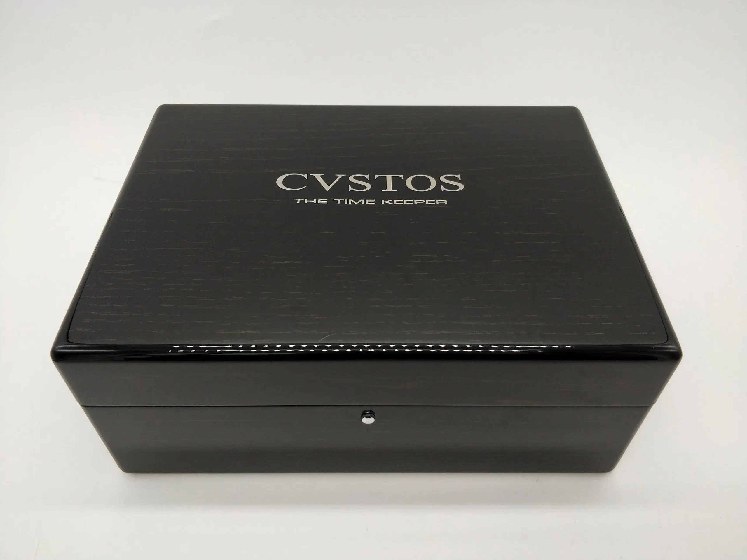 Luxury Black Color Piano Paint Storage Box Watch Packaging Box
