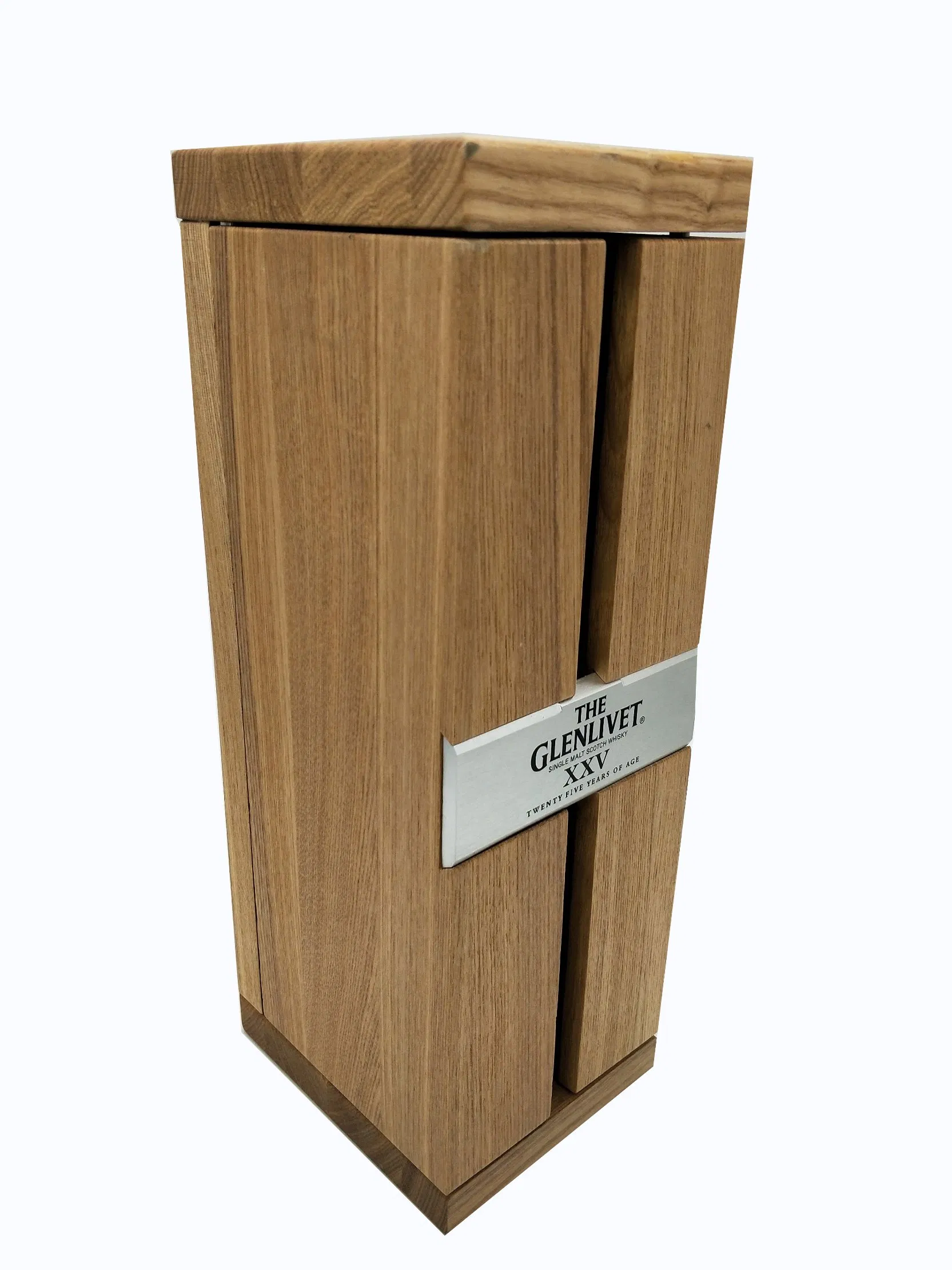 Custom High End Luxury Solid Wooden Packaging Whisky Wine Box