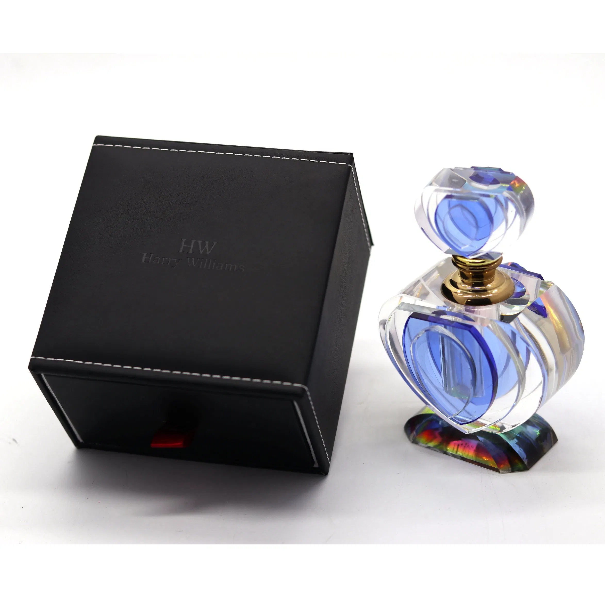 Customized Handmade Black PU Leather Single Watch Box for Gift