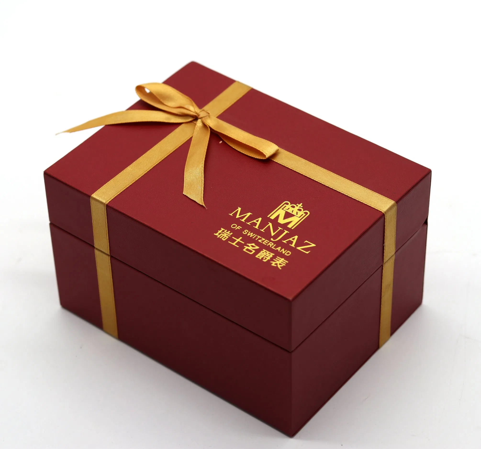 OEM Fashion Style Cardboard Red Single Watch Box for Lady