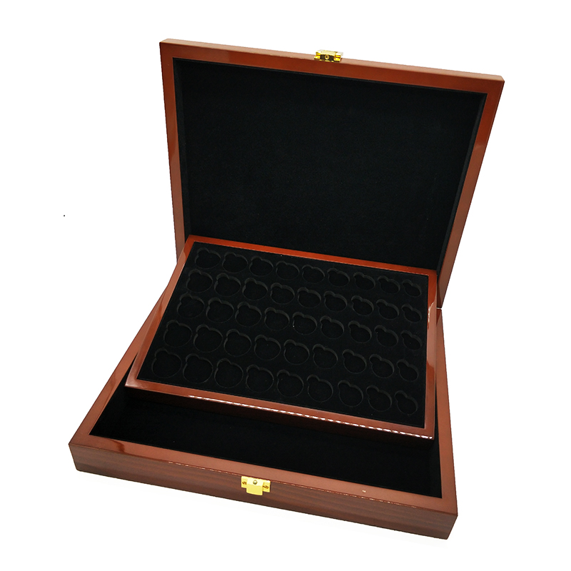 Wooden Packaging Collection Gift Box for Commemorative Coins