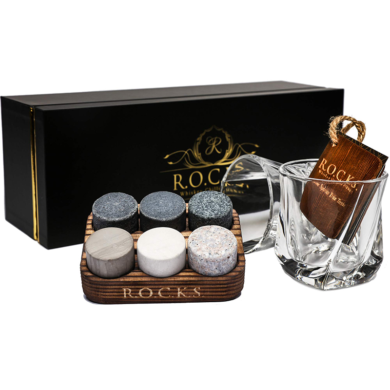 Custom Paper Packaging Whiskey Glass Set Wine Glass Storage Box