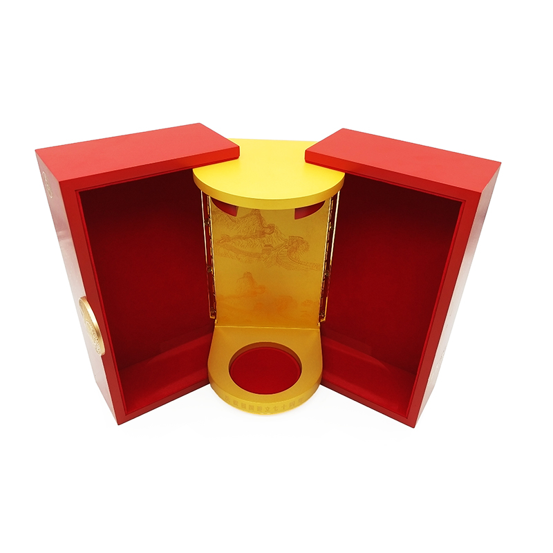 Custom Exquisite Red Wine Box Wooden Packaging Gift Wine Boxes
