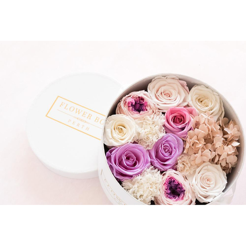 Custom Paper Gift Packaging Luxury Hat Round Flower Box for Gifts