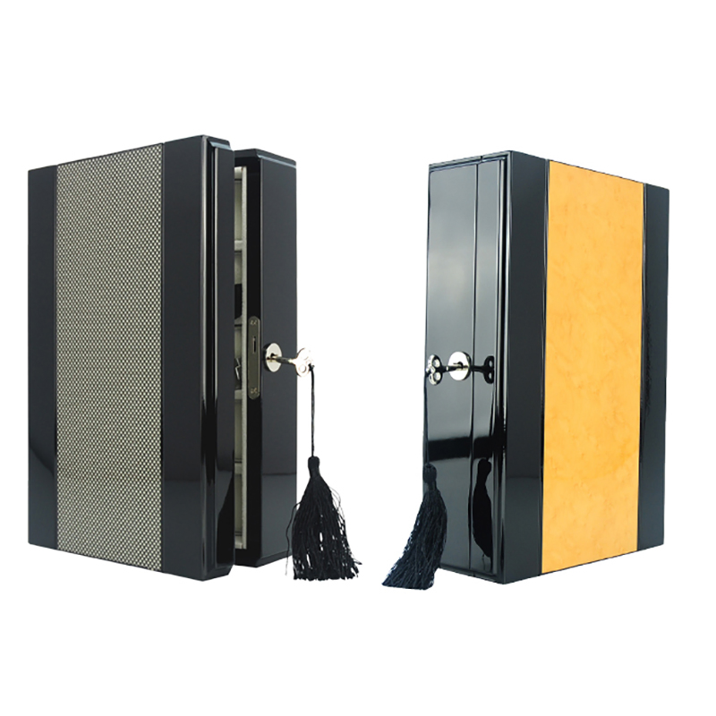 Custom Carbon Fiber Wooden 10-Slot Watch Storage Gift Box