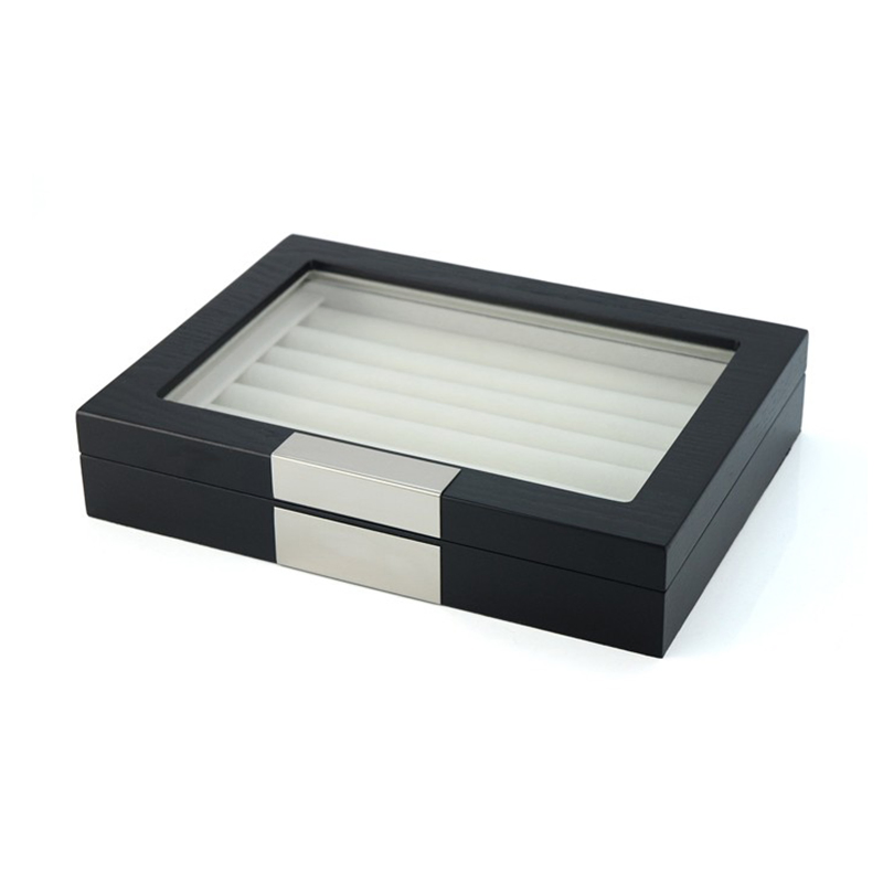 Luxury High End Wooden Cufflinks Storage Box Jewelry Gift Box