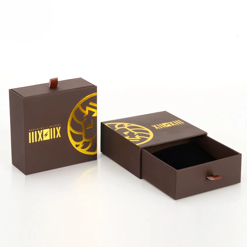 Custom Design Luxury Packaging Slide Boxes Cardboard Drawer Storage Paper Gift Box