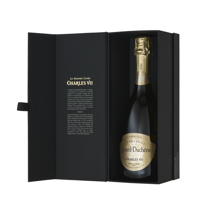 Custom Size Luxury Folding Closure Leather Packaging Set Wine Magnetic Gift Box