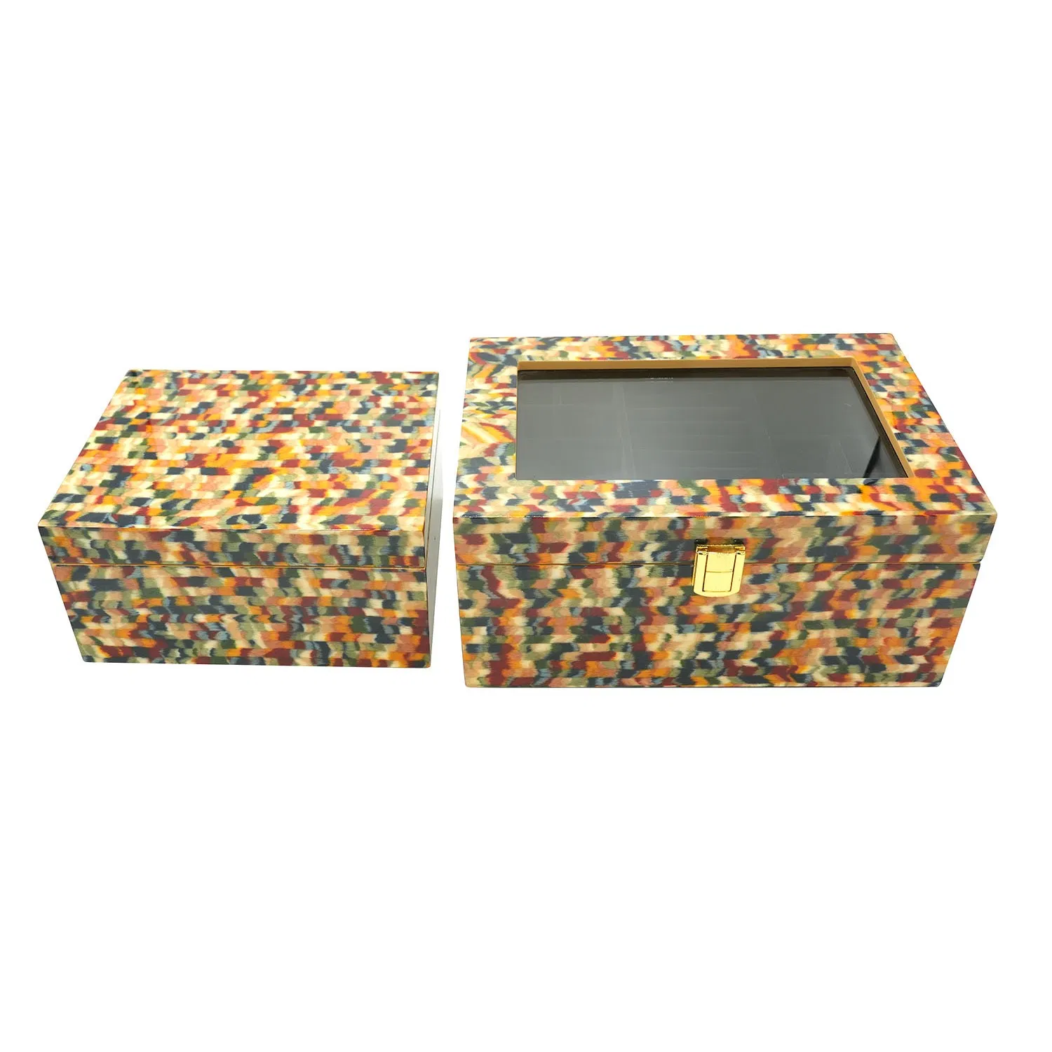 Luxury Wooden Rings Pendants Bracelets Necklaces Jewelry Packaging Display Box for Gifts