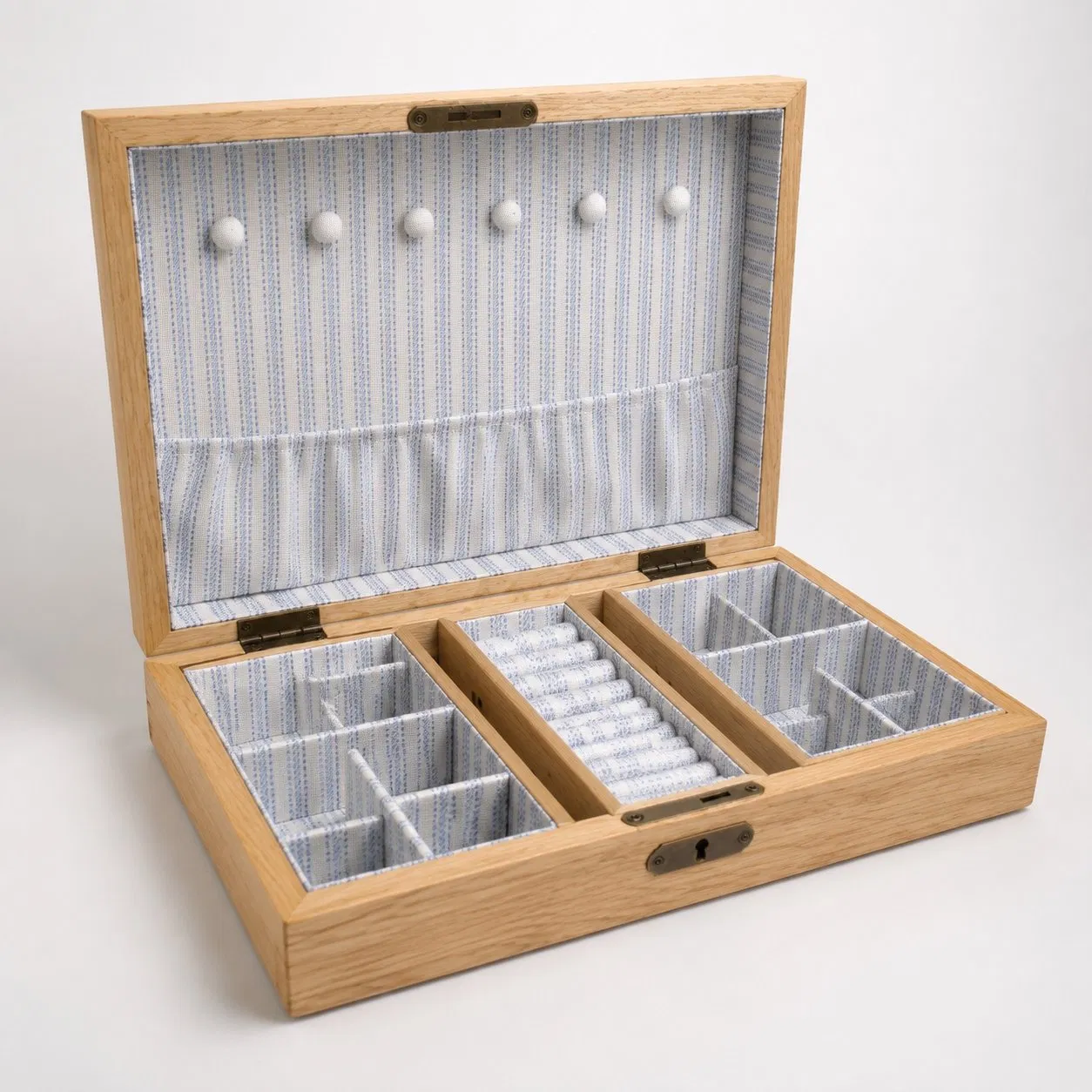 Luxury Wooden Jewelry Box Large Capacity Jewelry Organizer with Ring Necklace Earring Storage Handmade Vintage Design