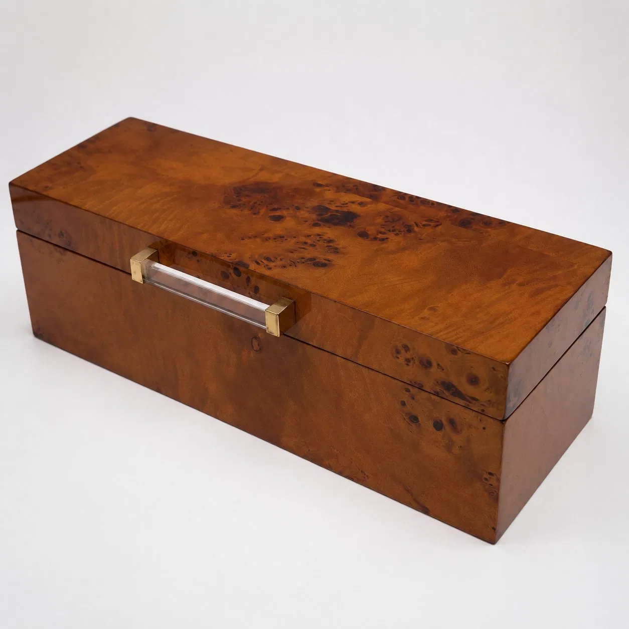 Luxury Handmade Wooden Watch Box with 4 Slots, Premium Multi Watch Storage Case Organizer for Collectors and Brands