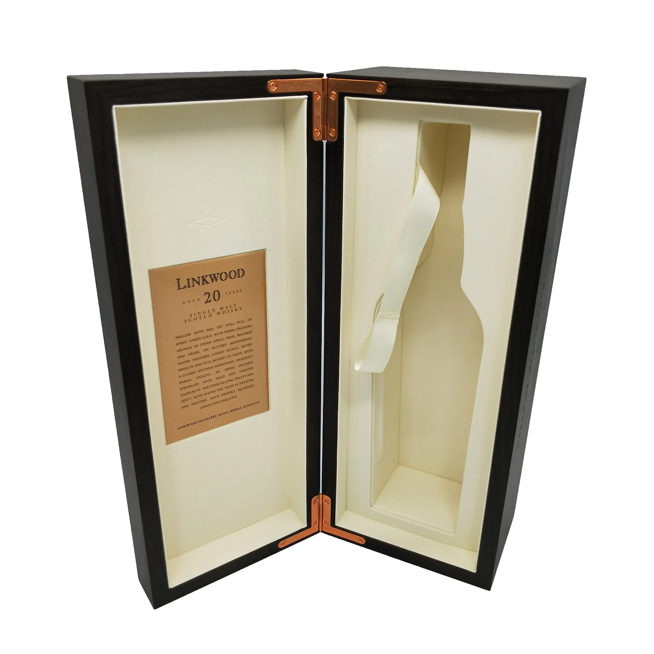 Custom Classic Wooden Single Malt Scotch Whisky Packaging Gift Box