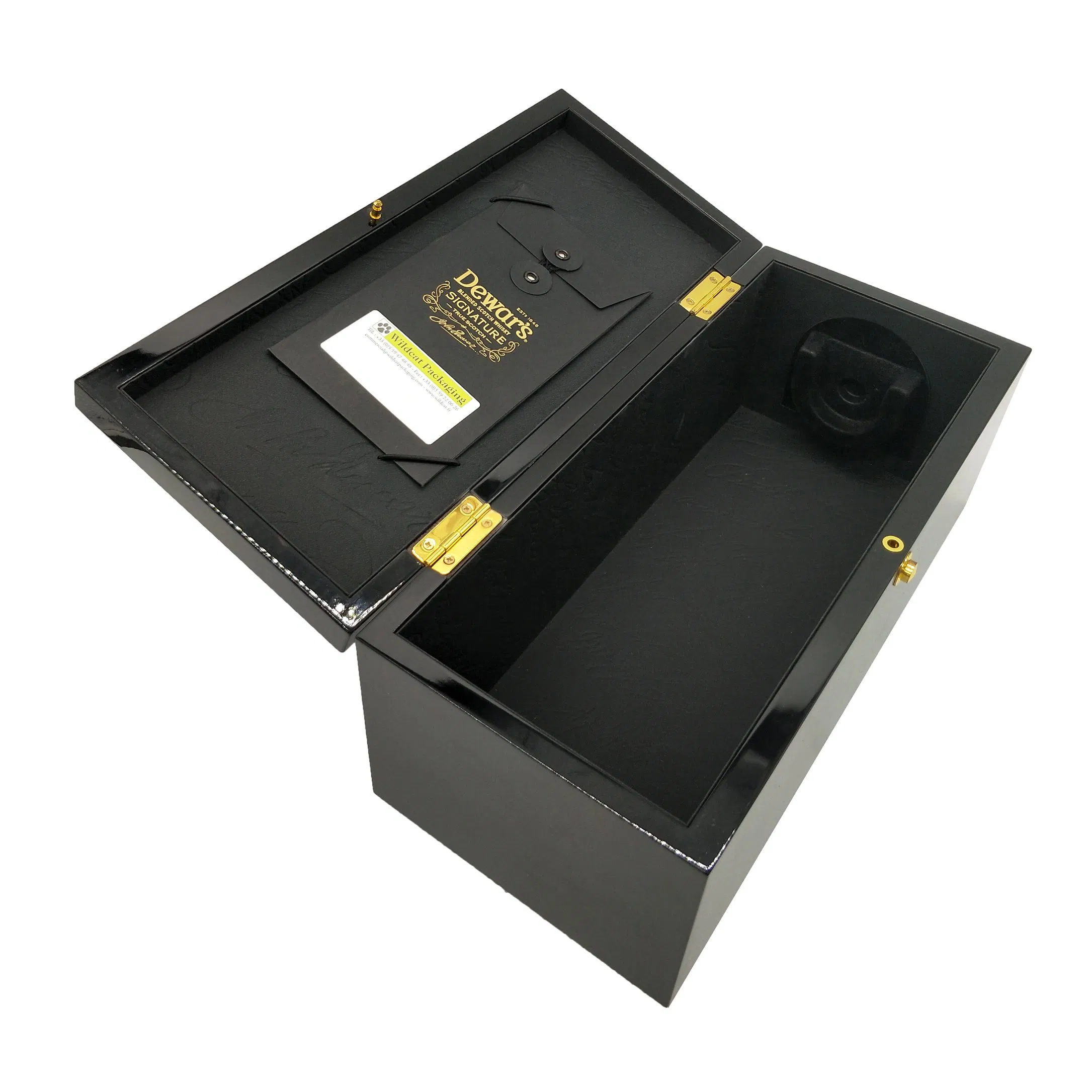 Luxury High End Wooden Packaging Scotch Whisky Wine Packaging Box