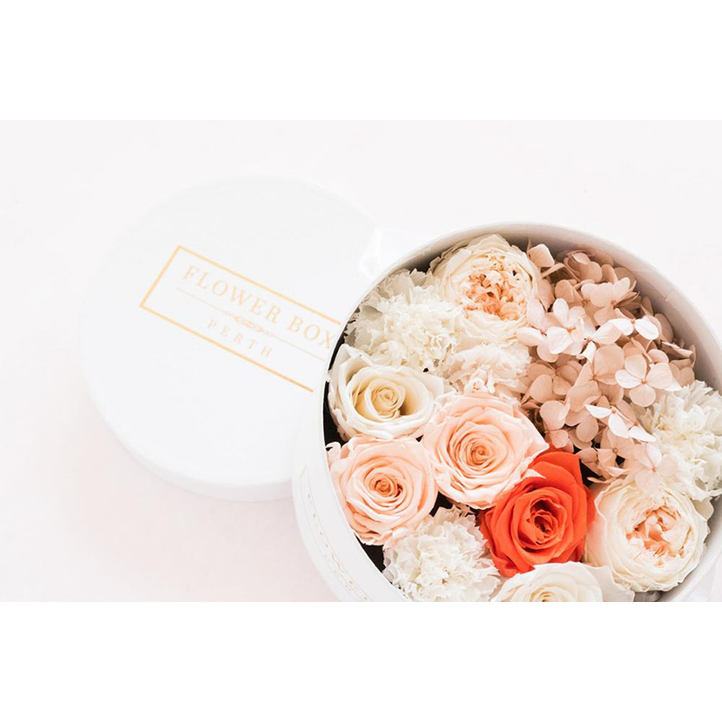 Custom Paper Gift Packaging Luxury Hat Round Flower Box for Gifts