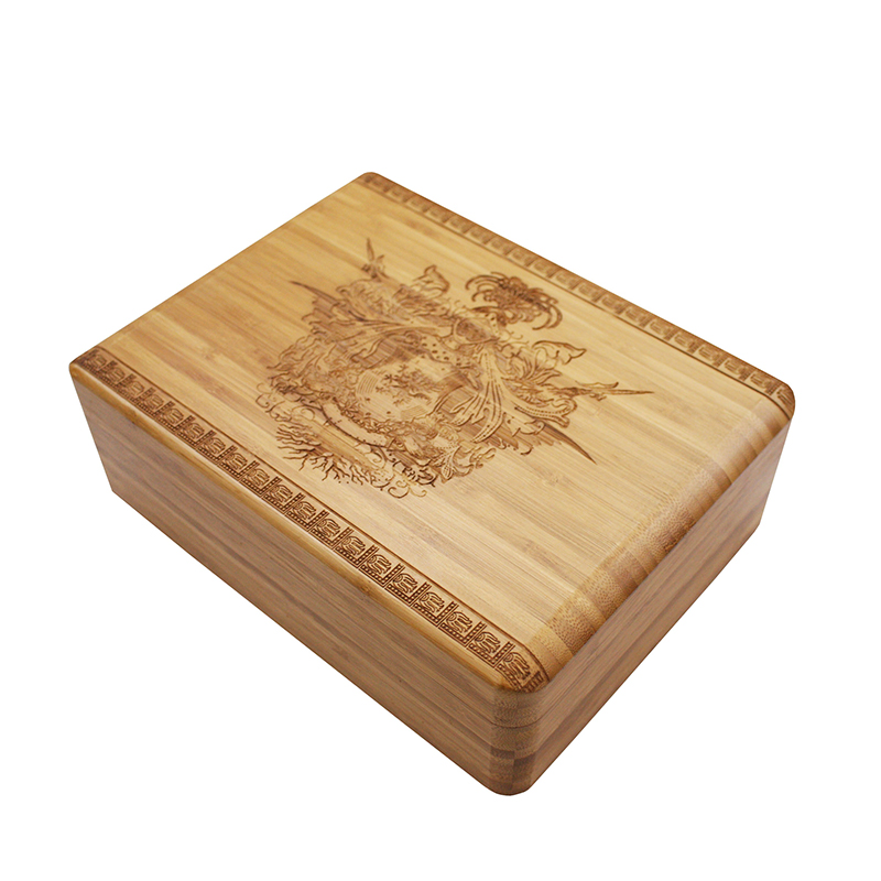 Customized High End Simple Bamboo Wooden Gift Packaging Box