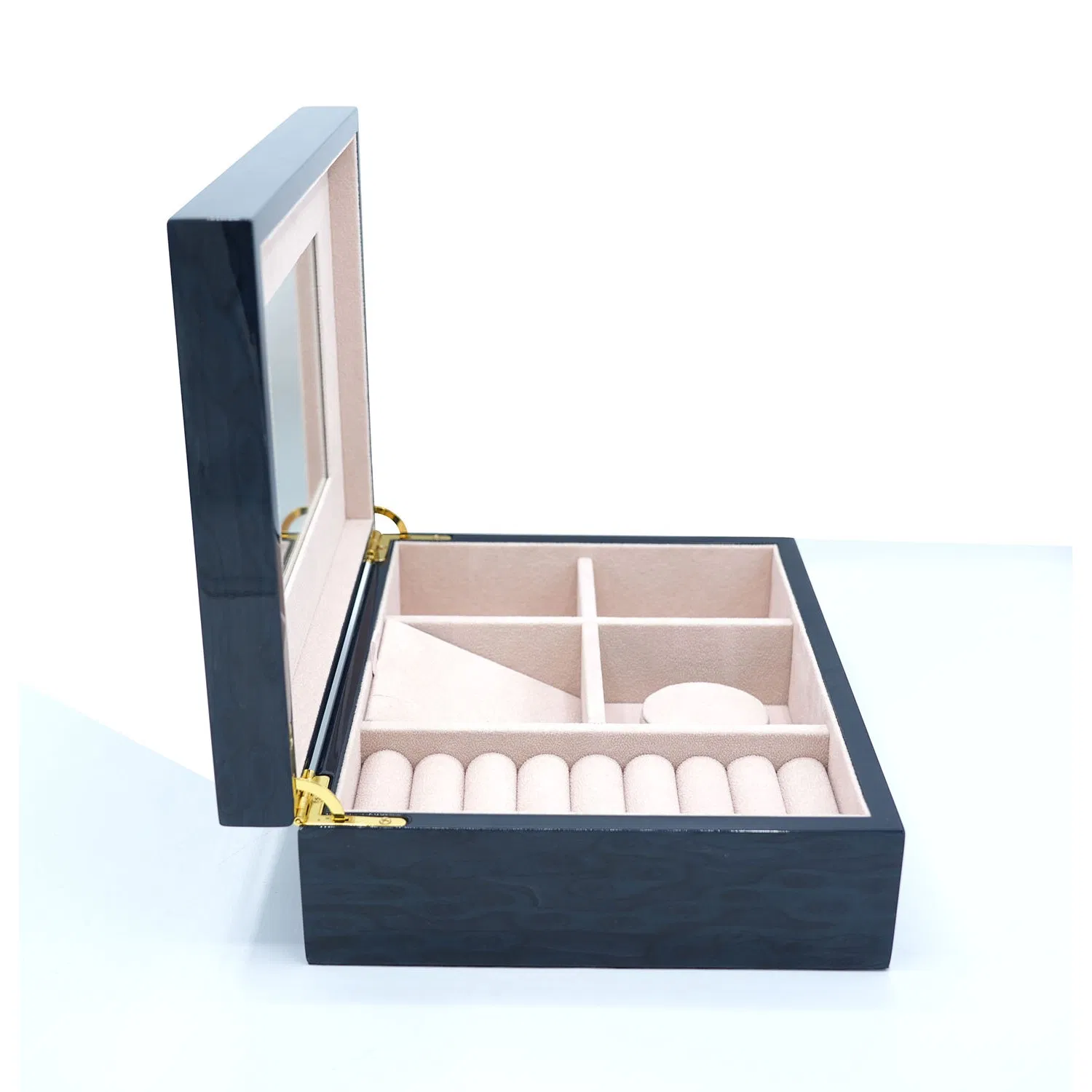 OEM Jewelry Box Luxury Wooden Gift Box for Rings and Bracelets
