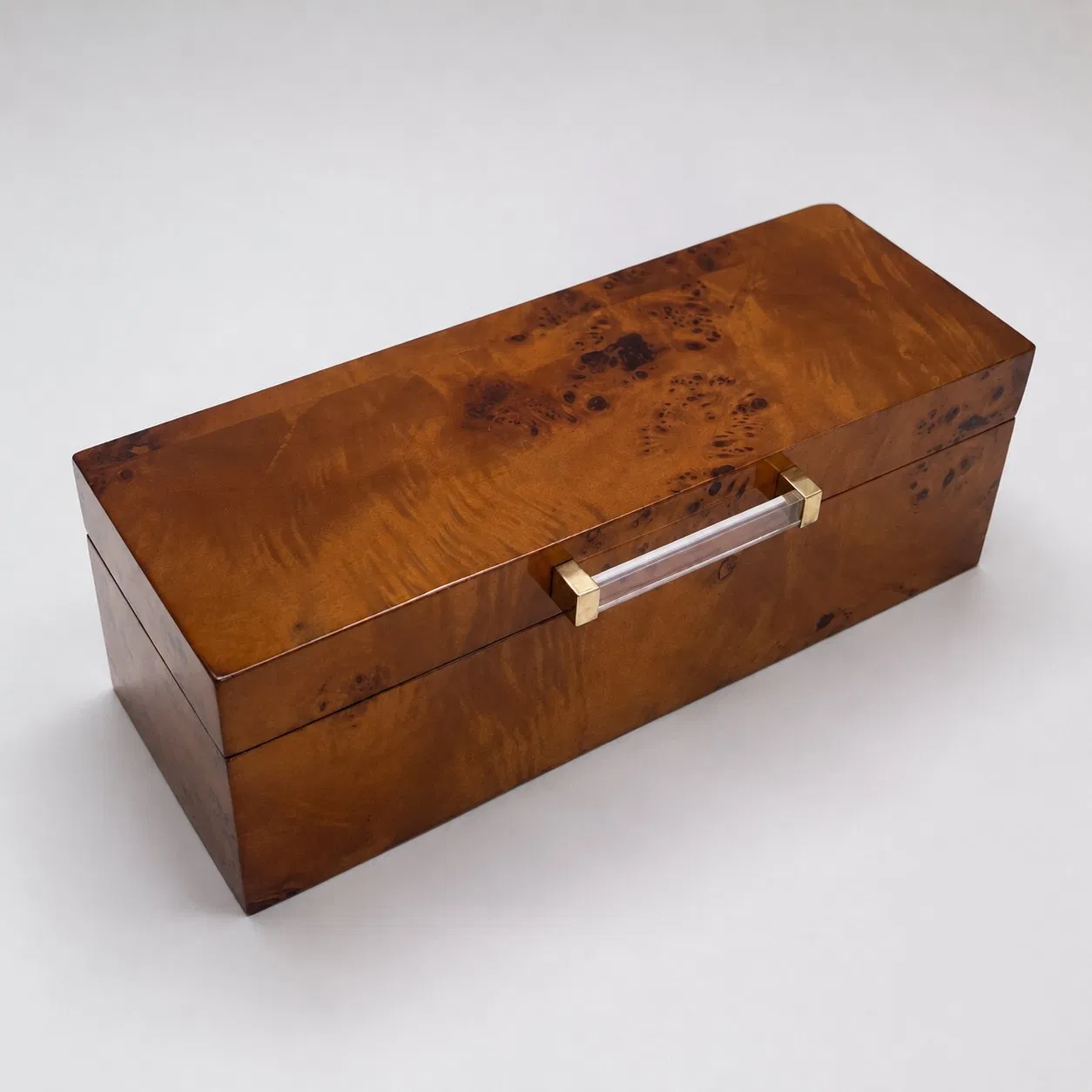 Luxury Handmade Wooden Watch Box with 4 Slots, Premium Multi Watch Storage Case Organizer for Collectors and Brands