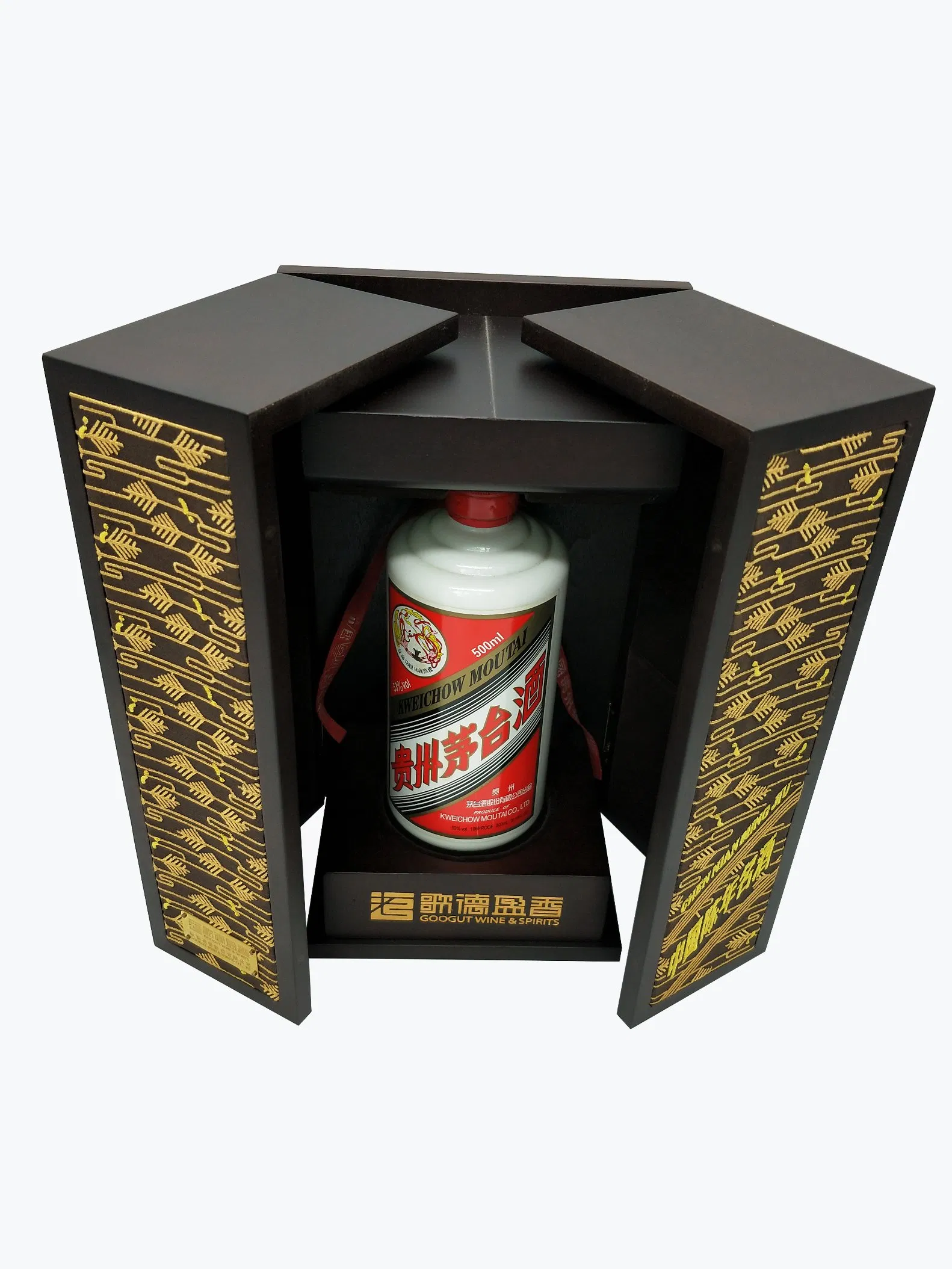 OEM Design Classsical Matte Painted Wooden Packaging Wine Box