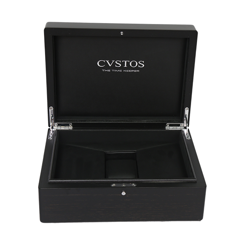 Luxury Black Color Piano Paint Storage Box Watch Packaging Box