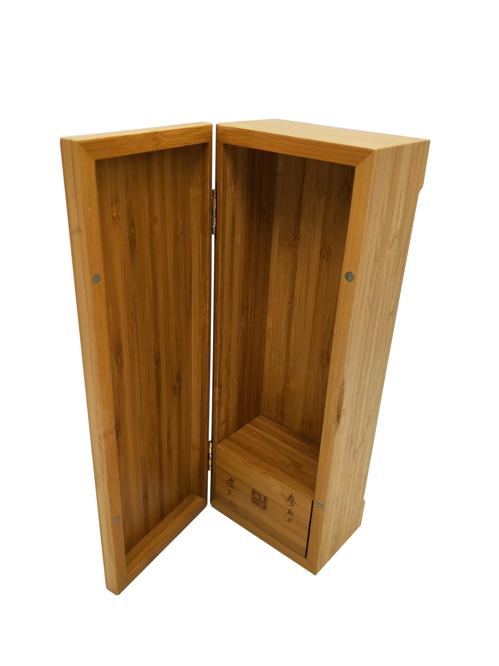 Custom Size Carbonized Bamboo Tea Packaging Box Gift Storage Box