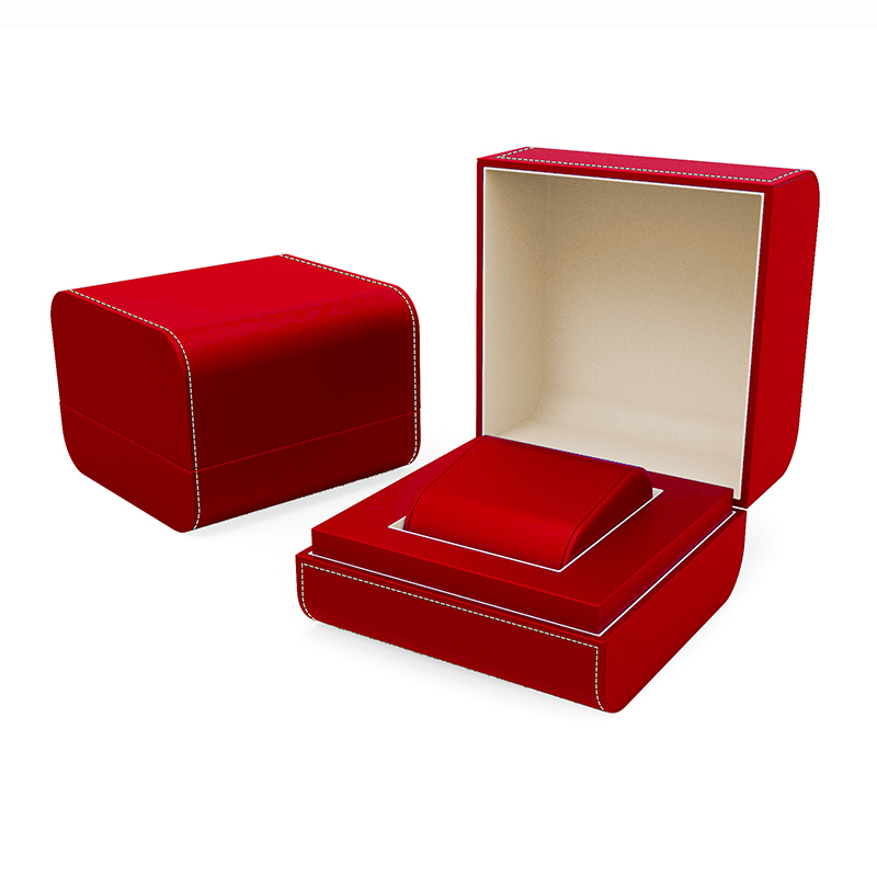 Custom Logo Luxury Green Color Leather Packaging Box Watch Display Box