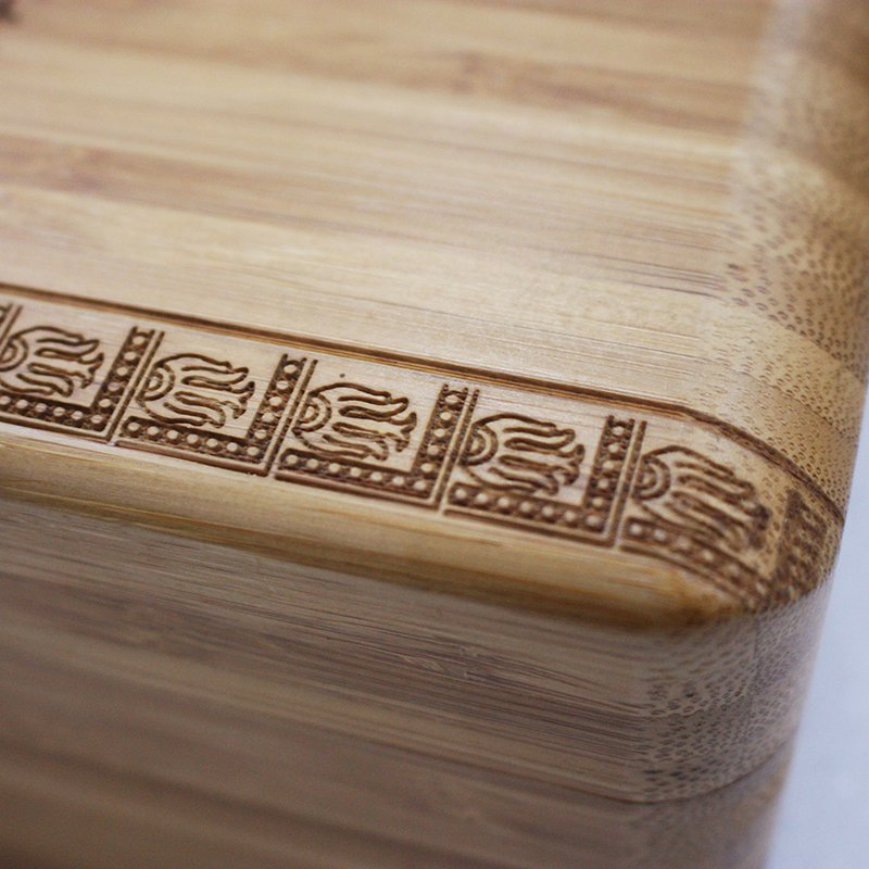 Customized High End Simple Bamboo Wooden Gift Packaging Box