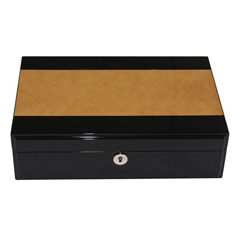 Custom Carbon Fiber Wooden 10-Slot Watch Storage Gift Box