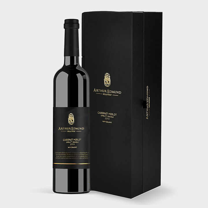 Customized High-End Wooden Matte Paint Wine Box