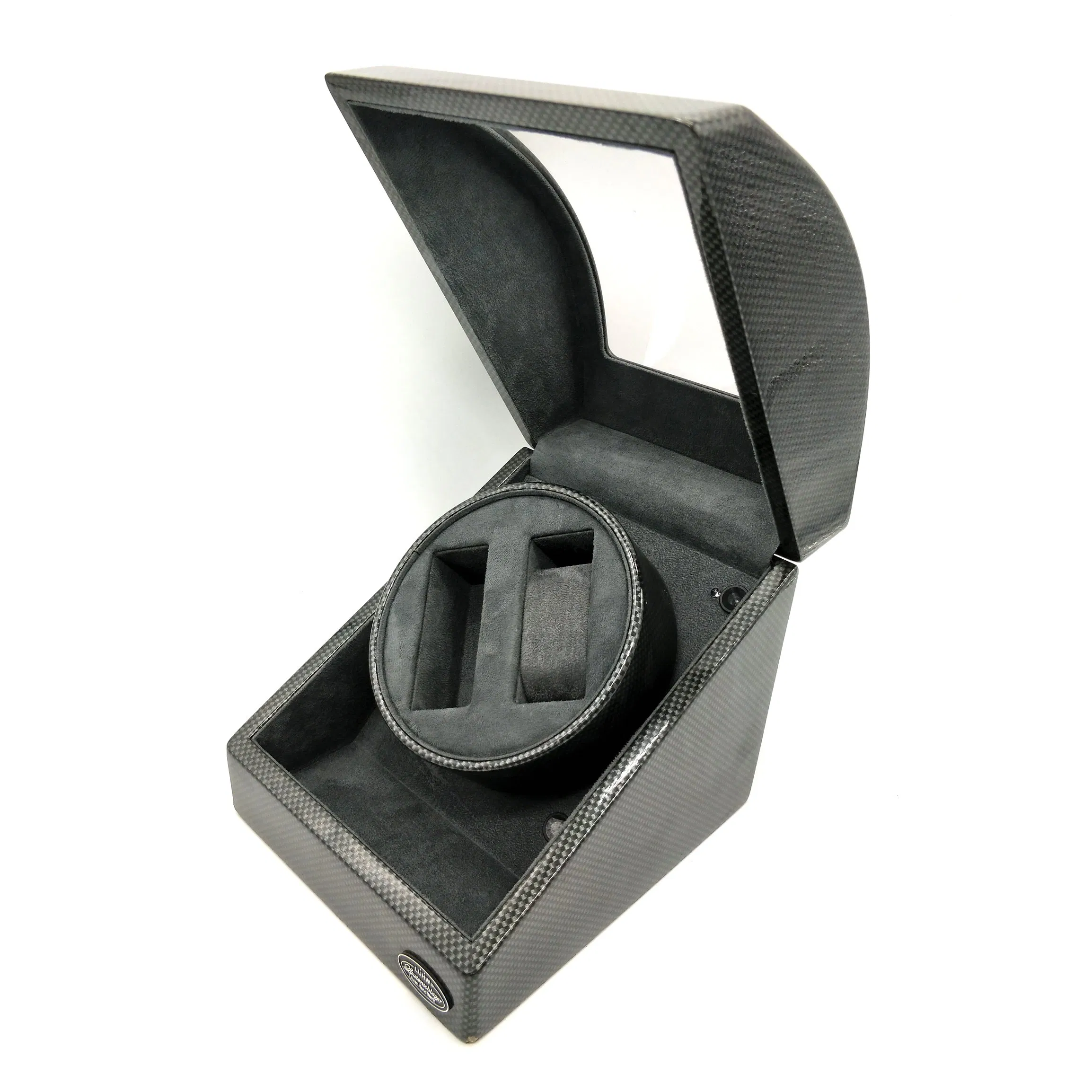 High End Automatic Carbon Fiber Watch Winder Gift Packaging Storage Box