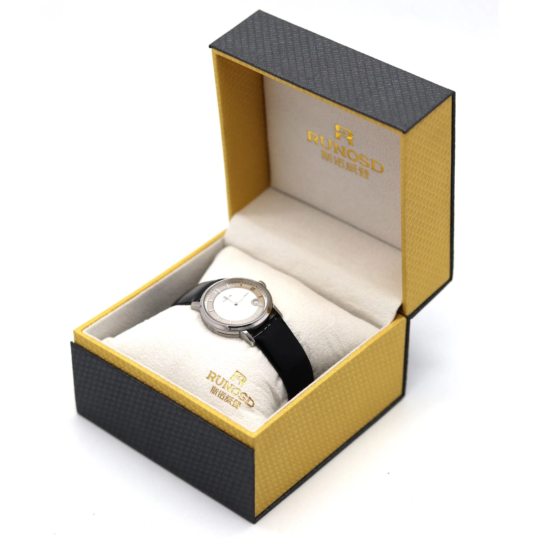 Customized High End Handmade Paper Packaging Single Watch Box