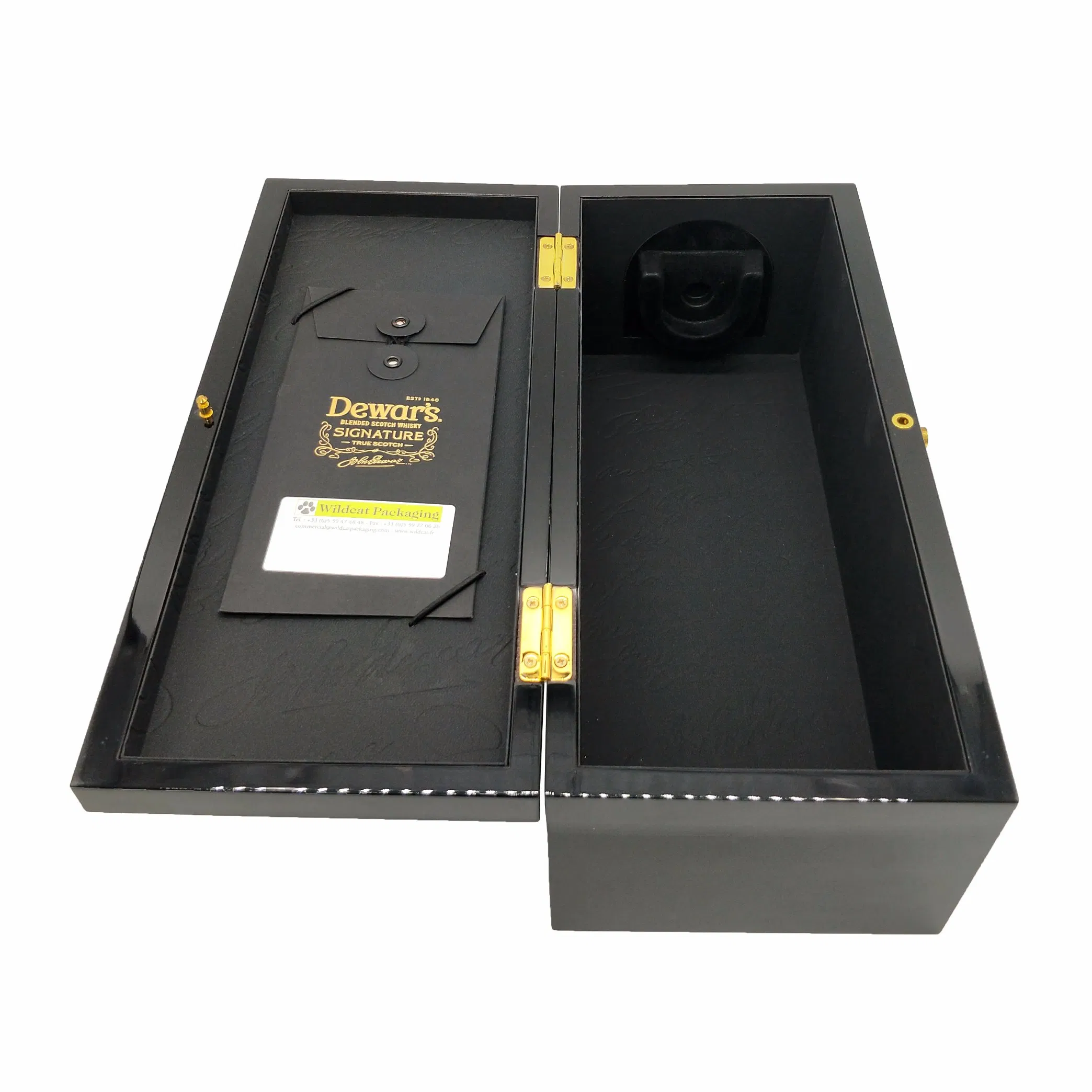 Luxury High End Wooden Packaging Scotch Whisky Wine Packaging Box