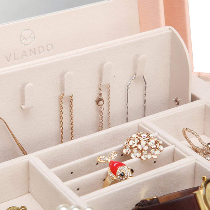 Custom Fashion Design Leather Packaging Necklace Gift Jewelry Set Box
