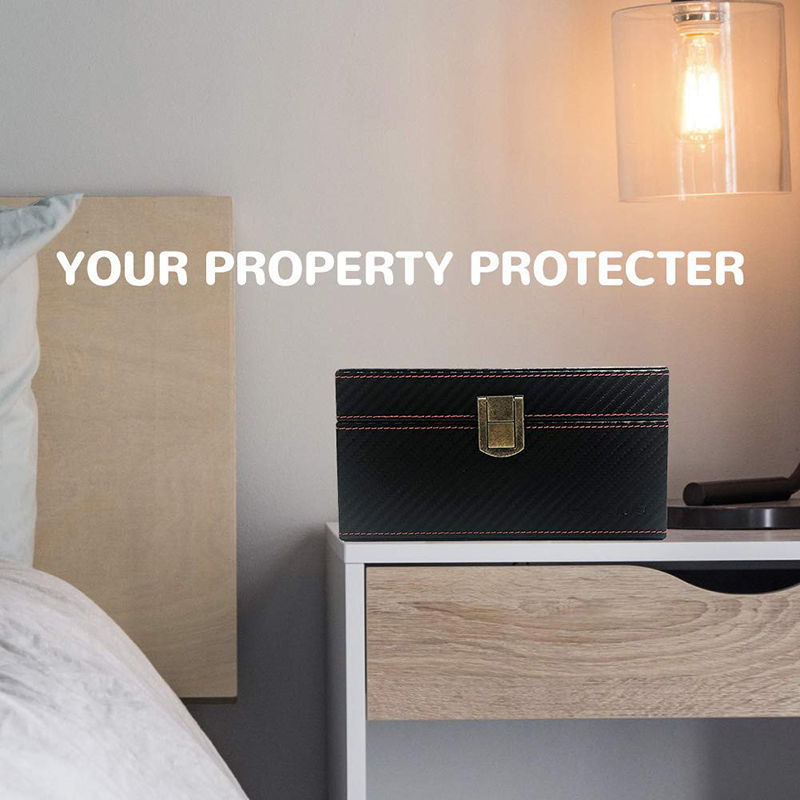 OEM Luxury Large Capacity Leather Storage Box for Mobile Phone / Card / Car Key