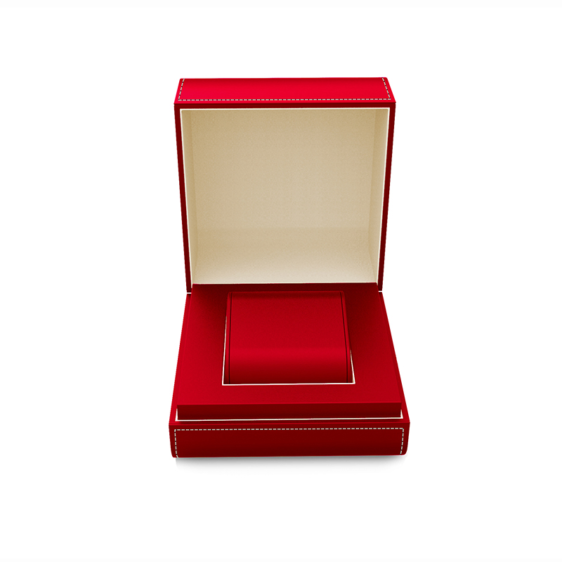 Custom Logo Luxury Green Color Leather Packaging Box Watch Display Box