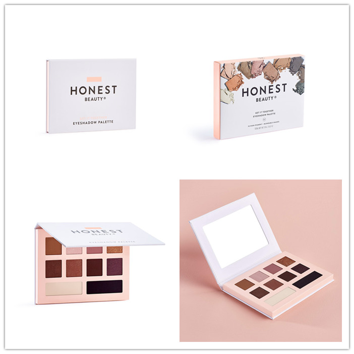 OEM Fashionable Simple Cardboard Packaging Cosmetic Eyeshadow Palette Paper Box